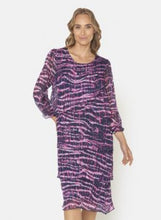 Load image into Gallery viewer, Signature  abstract print layered Dresses
