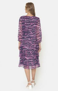 Signature  abstract print layered Dresses