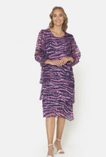 Load image into Gallery viewer, Signature  abstract print layered Dresses
