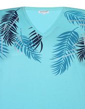 Load image into Gallery viewer, Zhenzi leaf trim cotton  T -Shirt
