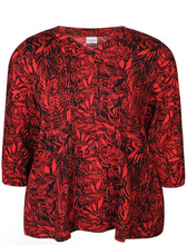 Load image into Gallery viewer, Zhenzi Zen abstract print tops
