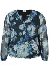 Load image into Gallery viewer, The Zhenzi Toya floral print tops