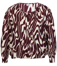 Cargar imagen en el visor de la galería, Zhenzi Karol Pattern print tops