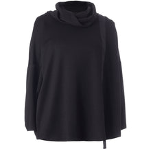 Cargar imagen en el visor de la galería, Gozzip black label Juni drop down neckline top