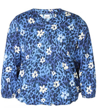 Load image into Gallery viewer, Zhenzi Sylva floral abstract print Tops