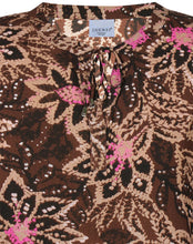 Load image into Gallery viewer, Zhenzi Elysa abstract floral print tops
