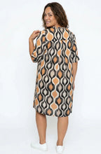 Load image into Gallery viewer, Ciso Sand Graphic pattern print dress