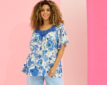 Lade das Bild in den Galerie-Viewer, Zhenzi Jacki print blouse tops