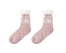 Cargar imagen en el visor de la galería, Snowflakes slipper sock