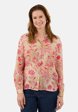 Load image into Gallery viewer, Brandtex abstract floral print blouse