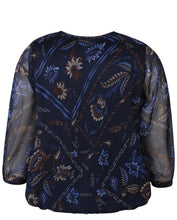 Cargar imagen en el visor de la galería, Zhenzi Keara floral print blouse tops