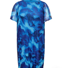 Load image into Gallery viewer, Only Carmakoma Carforest royal blue abstract print dress