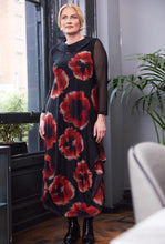 Load image into Gallery viewer, Ora Orange print mesh dress