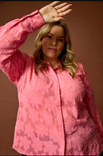 Load image into Gallery viewer, Anyday floral textured blouse