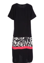 Load image into Gallery viewer, Ora Dress with print panels & colour band