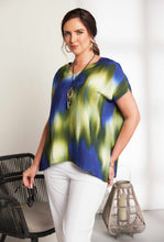 Load image into Gallery viewer, Ora Blurred Multi colour print top