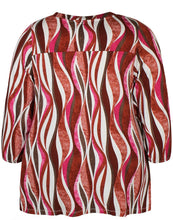 Lade das Bild in den Galerie-Viewer, Zhenzi Lexie abstract print tops