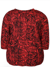Load image into Gallery viewer, Zhenzi Zen abstract print tops