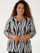 Lade das Bild in den Galerie-Viewer, Zhenzi Lexie abstract print tops