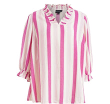 Lade das Bild in den Galerie-Viewer, Studio pink striped top