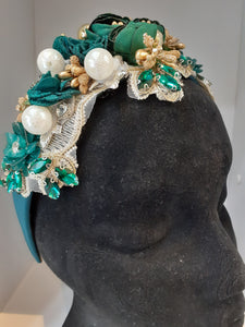 Gem,pearls and lace hairbands