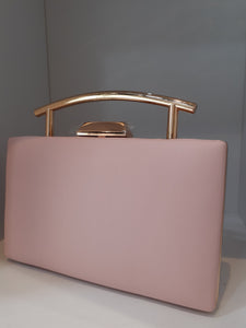 Plain colour clutch bags with handles