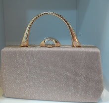 Load image into Gallery viewer, Glitzy clutch bag with handle
