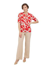 Lade das Bild in den Galerie-Viewer, Brandtex Orange abstract pattern top
