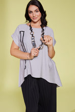 Load image into Gallery viewer, Ora grey tunic top
