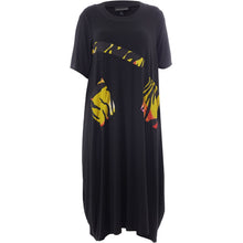 Cargar imagen en el visor de la galería, Studio splash of colours black dress
