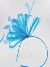 Load image into Gallery viewer, Ribbon bows and feather headpiece
