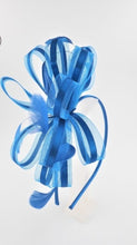 Load image into Gallery viewer, Ribbon bows and feather headpiece

