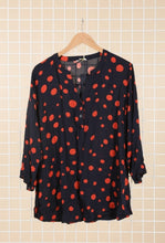Load image into Gallery viewer, Abstract polka dot blouse tops
