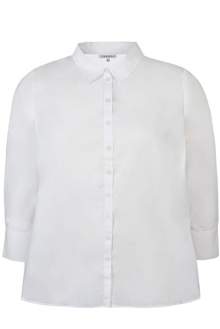 Zhenzi white cotton blouse /Shirt