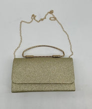 Load image into Gallery viewer, Metallic Clutch bags with handles
