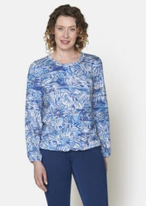 Brandtex abstract pattern tops