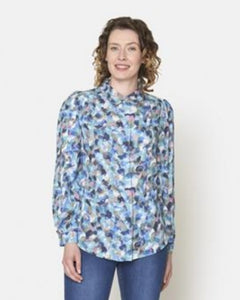 Brandtex abstract pattern shirt