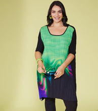 Load image into Gallery viewer, Ora green and black tunic dress
