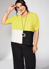 Load image into Gallery viewer, Ora lime green, cream black top
