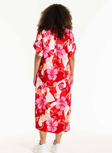 Studio pink pattern print dress