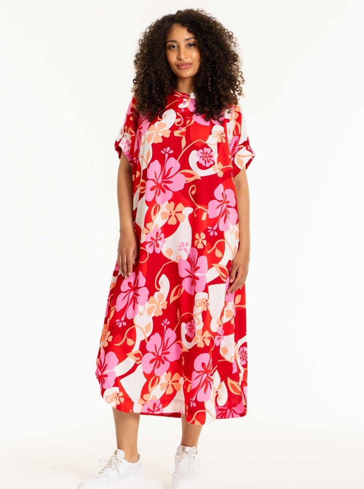 Studio pink pattern print dress