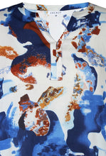 Load image into Gallery viewer, Zhenzi Maren abstract print top

