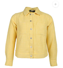Load image into Gallery viewer, Zoey short bucle yellow jacket
