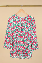 Load image into Gallery viewer, Catherine abstract pattern blouse tops
