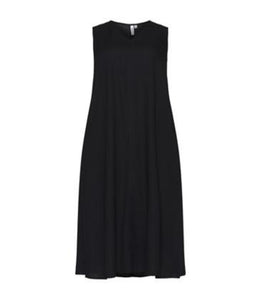 Ciso black linen mix dress