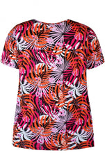 Load image into Gallery viewer, Zhenzi palm leaf print top
