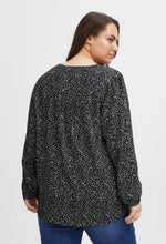 Load image into Gallery viewer, Simple Wish Navy print top
