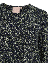 Load image into Gallery viewer, Simple Wish Navy print top
