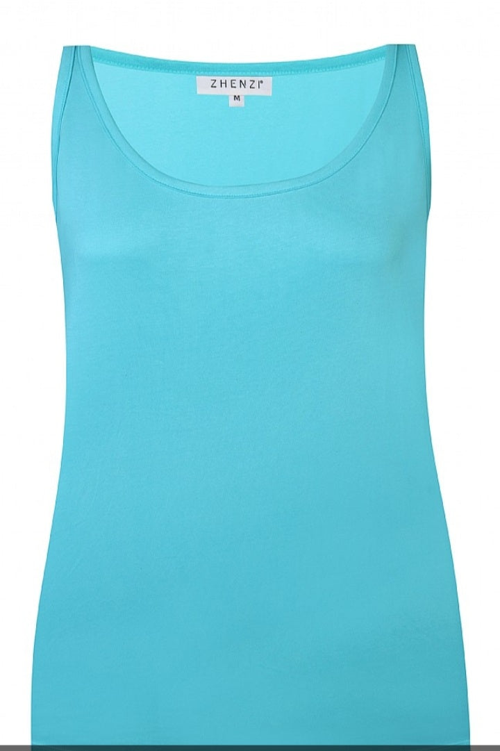 Zhenzi plain cotton cami vest