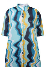 Load image into Gallery viewer, Zhenzi wave effect dress/shirt
